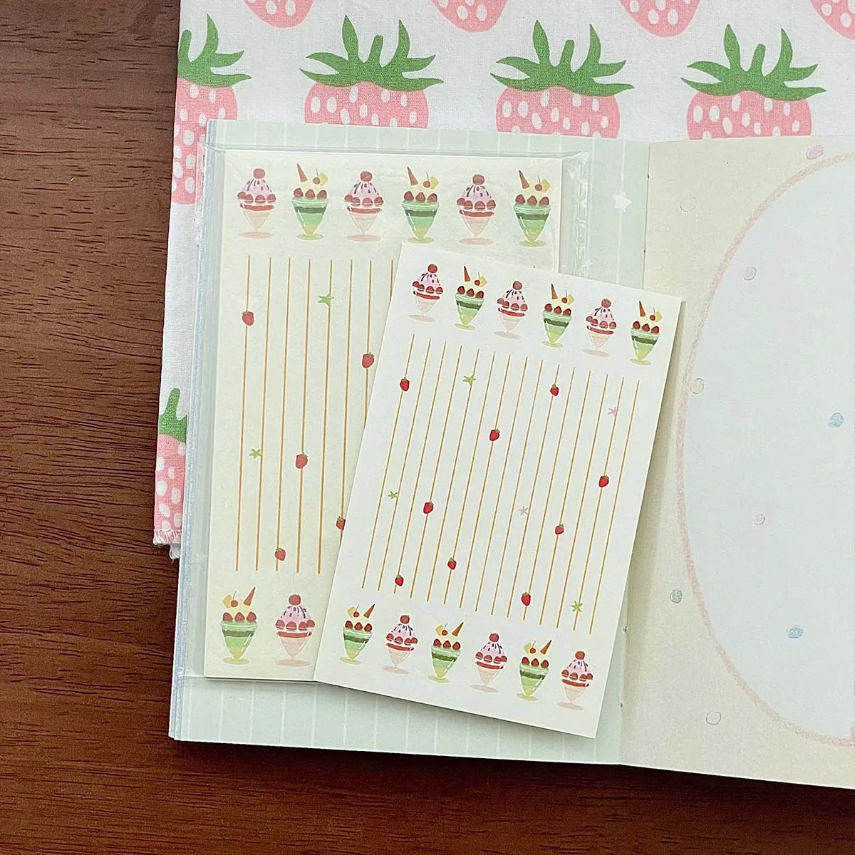 20 ورقة A7 فضفاضة ورقة الصفحة الداخلية كعكة الصودا الغابات لوحات مذكرة الكورية نمط ديكو مواد ورقية Diy بها بنفسك الحرف مجلة مخطط #3