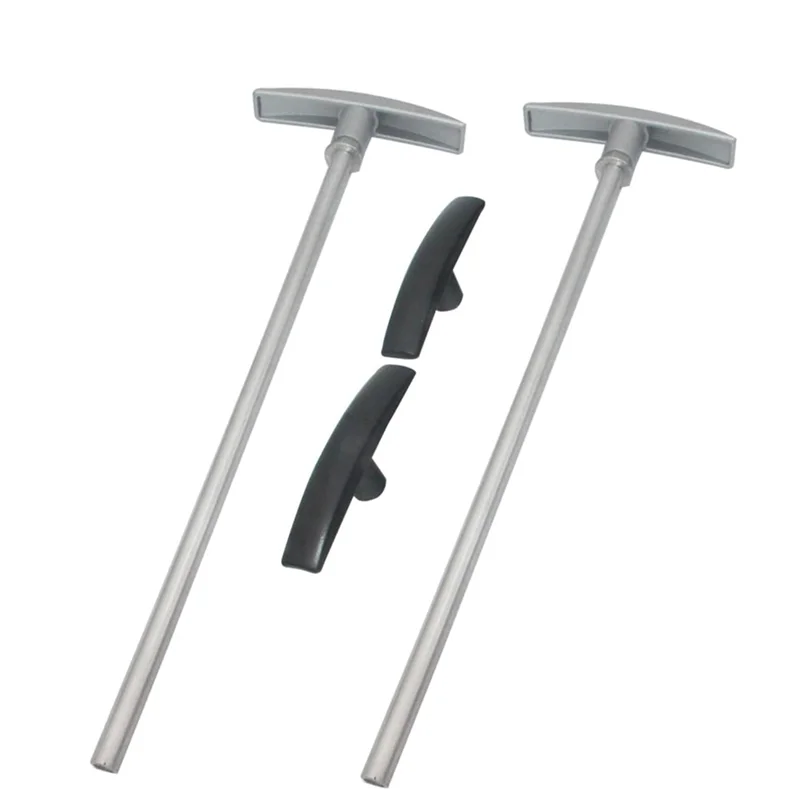 -A12R 2 Stuks RV Afvalklep Verlengbuizen, 9 Inch Lange RV Rioolslang Kit RV Rioolklep Handvat Vervanging RV Vervangende Onderdelen