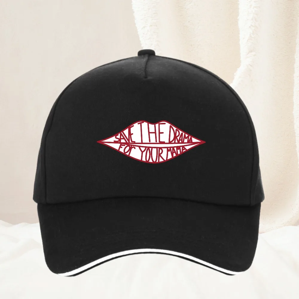 

Save The Drama For Your Mama Baseball Cap, Classic Casual Stylish,Perfect Gift For Families And Friends Fashion Snapback hat