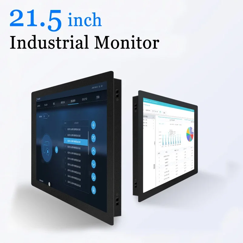 21.5 inch Touch Screen LCD Monitor for Outdoor Advertising Machine Metal Industrial Cabinet Computer Monitor with HDMI VGA DVI B
