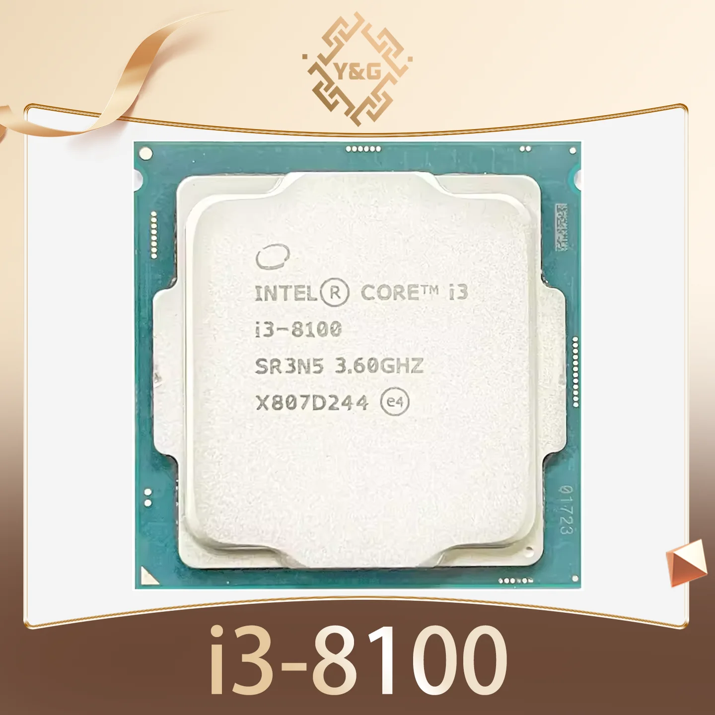 Core i3-8100 i3 8100 Procesador de CPU de cuatro núcleos y cuatro hilos de 3,6 GHz 6M 85W LGA 1151
