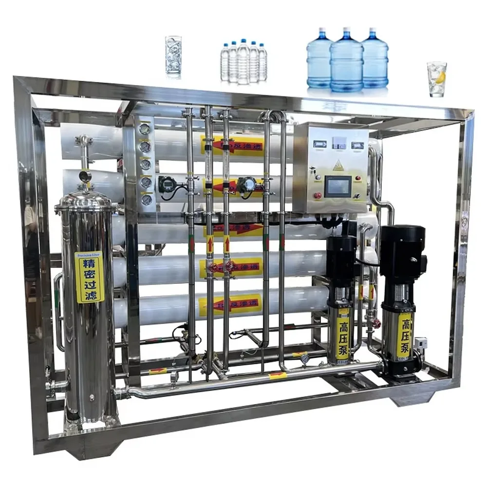 5 Tons Double-Stage Reverse Osmosis Water Filter Machine Purification System for Commercial Industrial Home Use