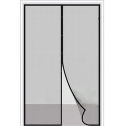 Cortina magnética de hilo suave para puerta, Curtain1-piece resistente a los mosquitos, 100CM x 210CM, 1 unidad