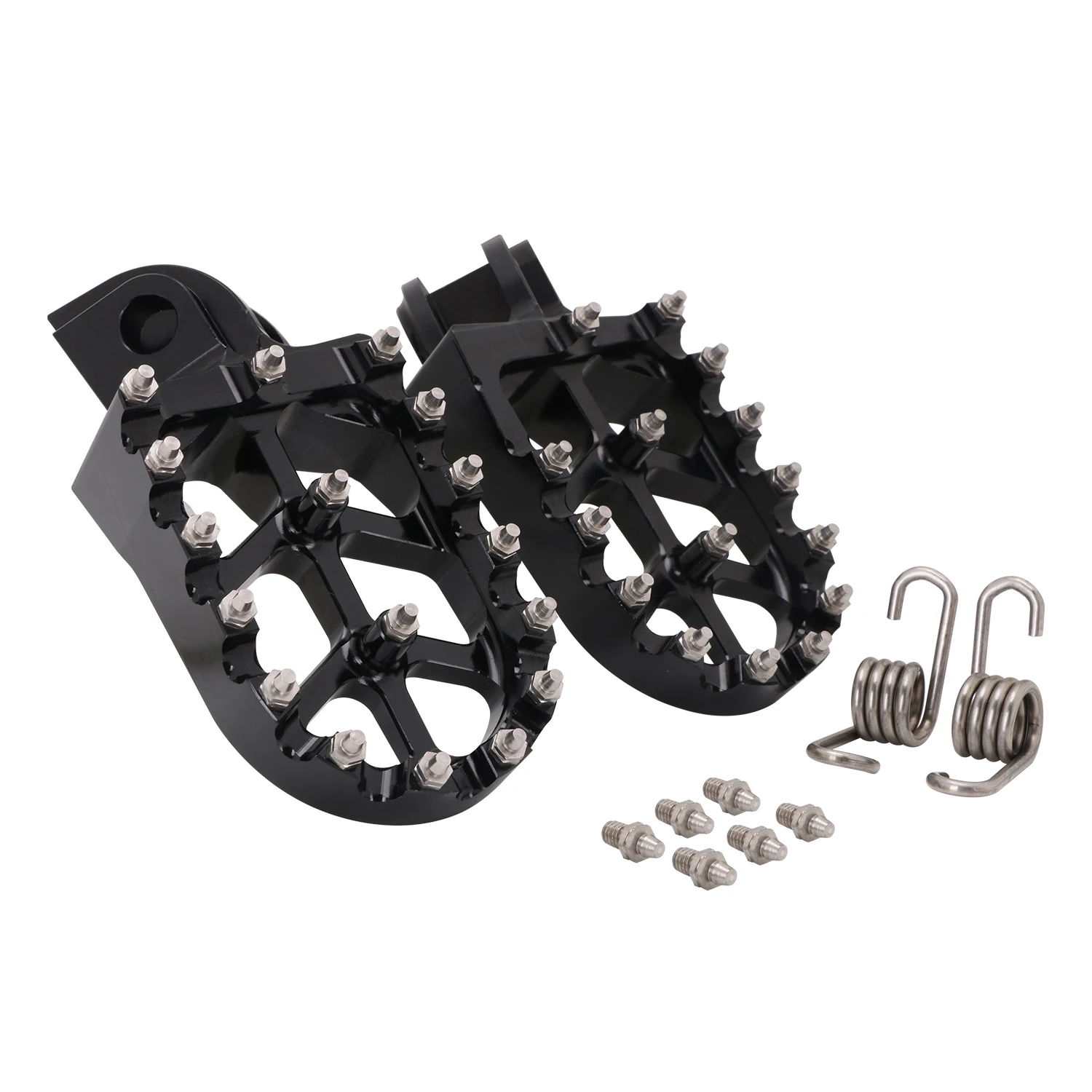 For KTM ADV SX SXF EXC EXCF XCF XCW XCFW 65 85 125 150 250 300 350 400 450 530 Motorcycle Foot Pegs Rest Footpegs Pedals Set image 6