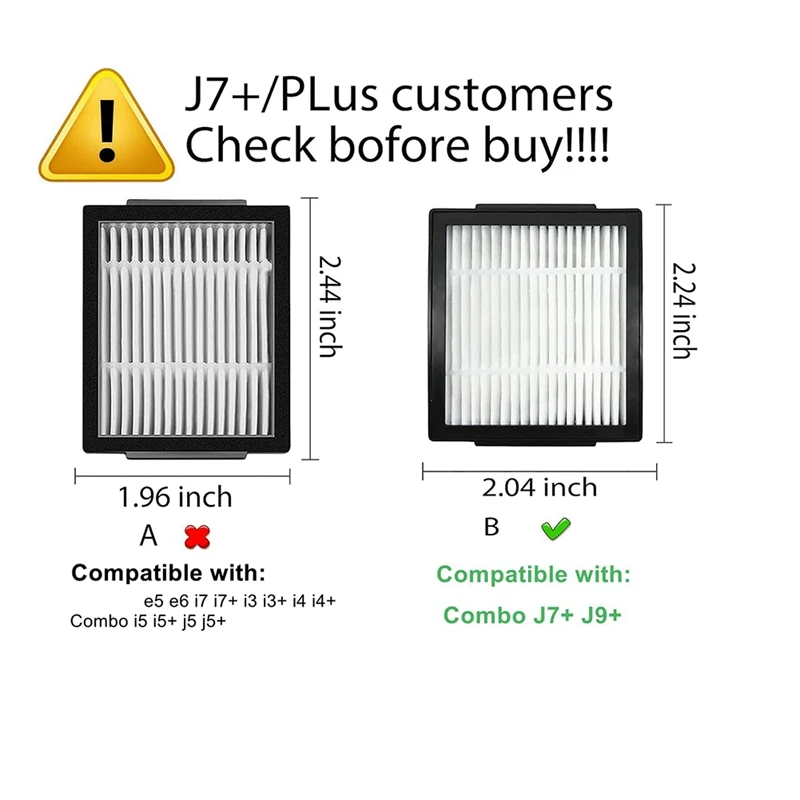 Запасные части для Irobot Roomba Combo J7 + J9 + робот-пылесос и швабра, фильтр, щетка, мешок для пыли