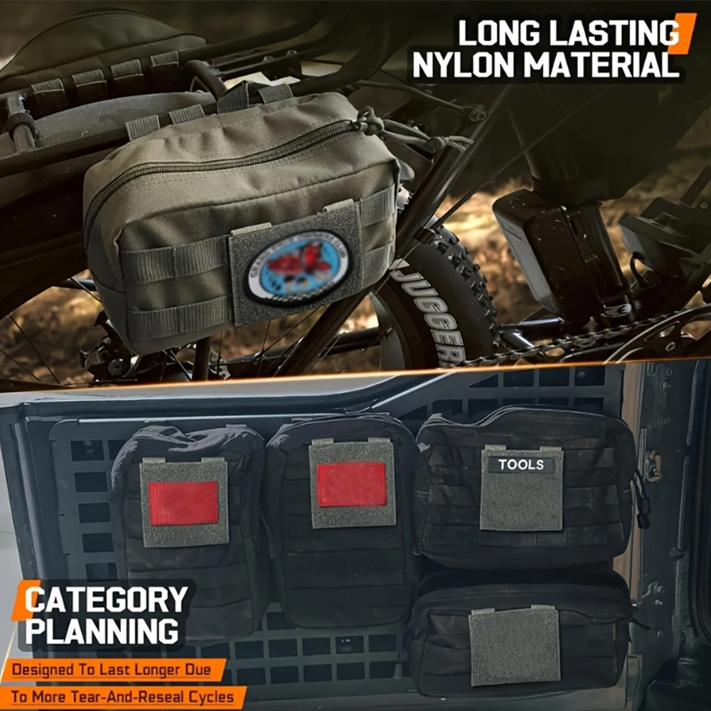 

2PC Tactical Bag Accessories MOLLE Panels Hook-and-LoopFastener Compatible Panels Accessories for Tactical Vests