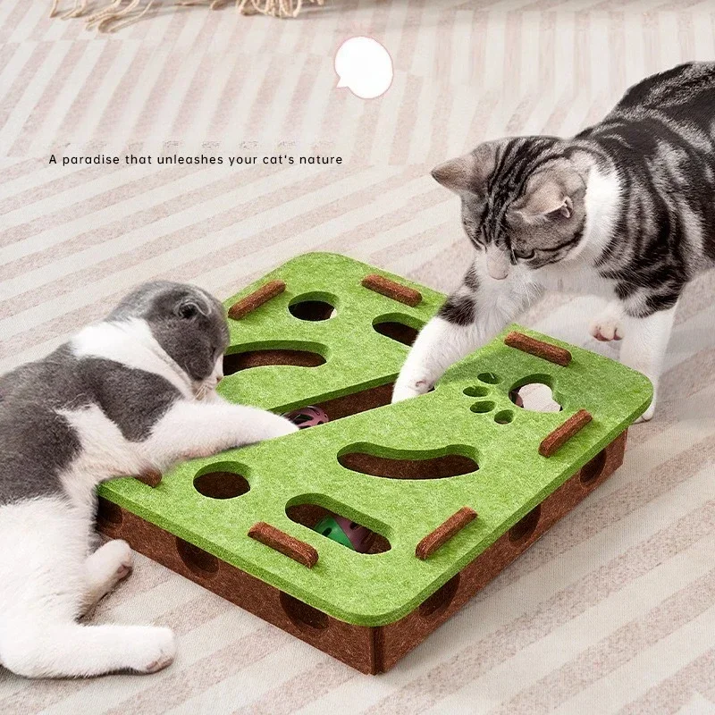 Lustige Katzen-Kratzbäume aus Sisal, Interaktives Spielzeug für Kätzchen, Indoor-Bewegungsspielzeug, Unterhaltungsartikel