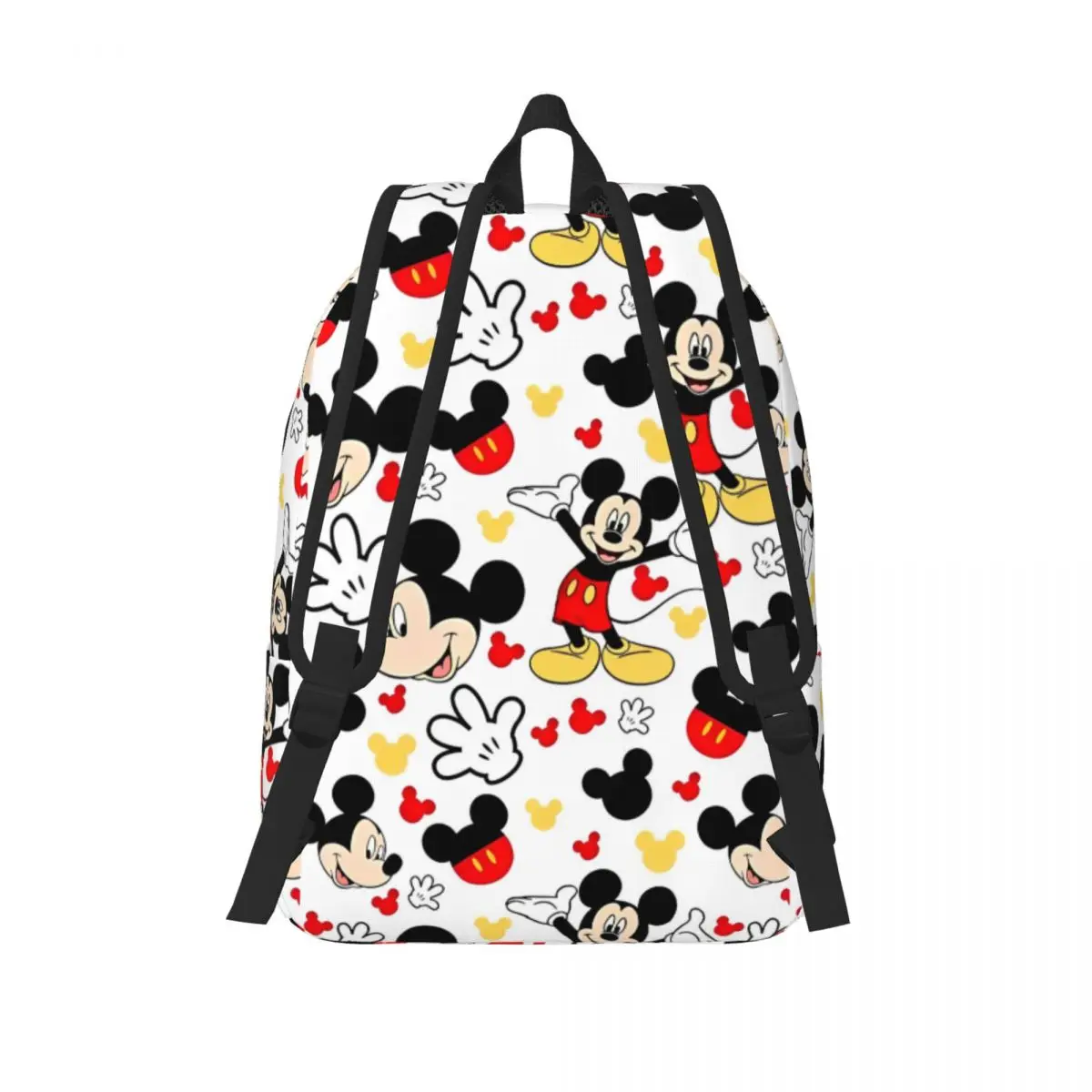حقيبة ظهر كاواي ميكي ماوس للرجال والنساء، حقيبة كتف عصرية للمدرسة الثانوية والمشي لمسافات طويلة والسفر، هدية لطيفة على شكل رسوم كرتونية للكمبيوتر المحمول