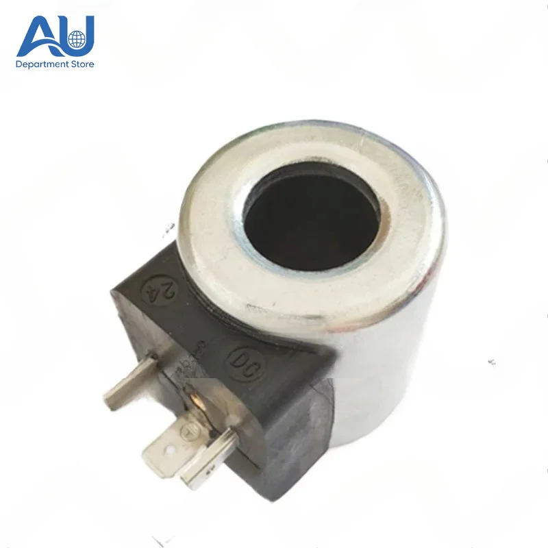 Hydraulic Pump Solenoid Valve Coil DC12V DC24V Excavator Solenoid Valve Coil Inner Diameter 18mm Height 40mm