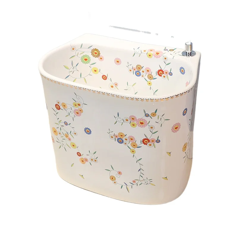 

*Ceramic washing mop pool mop pool balcony mop bathroom household floor type