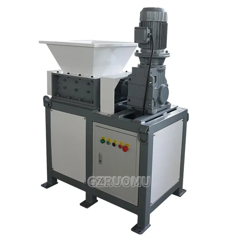 Plastic Shredding Machine Miniature Industrial Scrap Crusher ≤2600mm Bottle Crushing PVC Dual Axis Mute Shredder 300-2500 Mesh