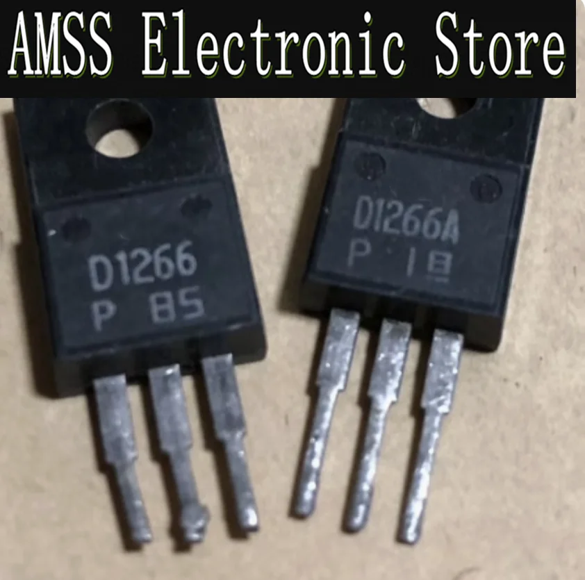 AMSS 10 uds/5 pares: usado D1266 2SD1266A 2SD1266 B941 2SB941 transistor importado de segunda mano TO-220F