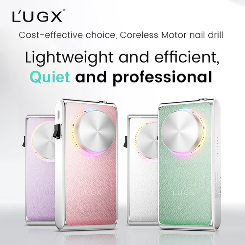 LUGX 2025 USB recargable taladro de uñas 30000RPM Motor sin escobillas venta directa de fábrica
