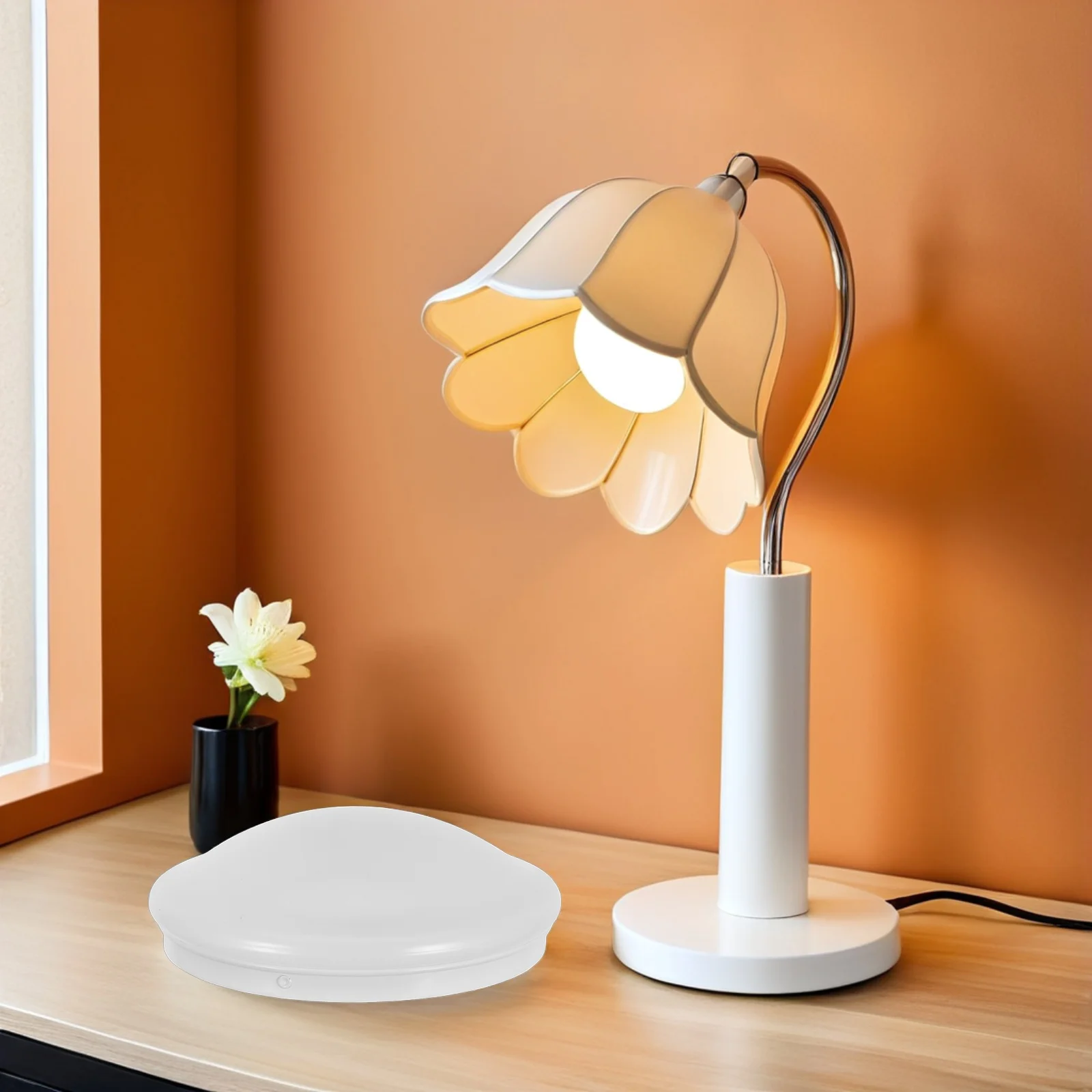 

Круглая сменная крышка-плафон для потолочного светильника, диаметр основания 19 см, для спальни и кухни