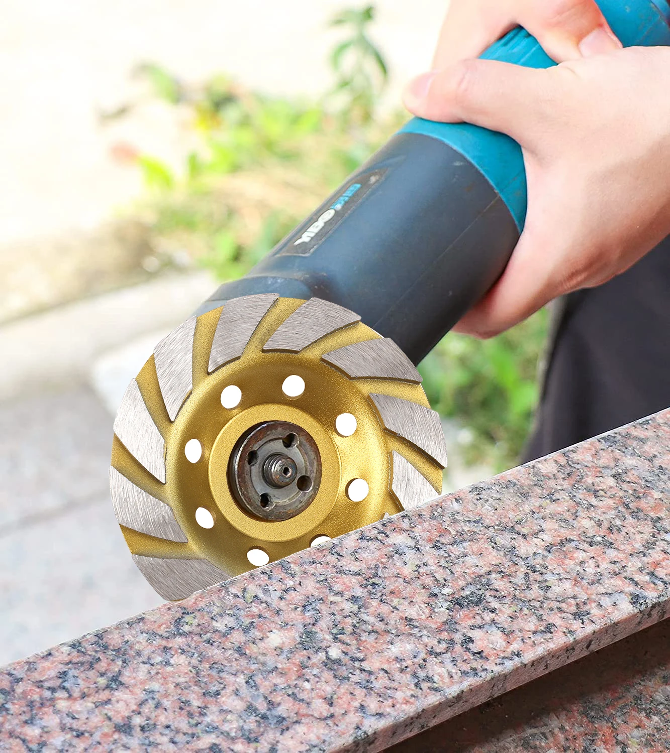 4/5/6/7"Diamond Grinding Wheel Concrete Turbo Cup Wheel Polishing Disc For Angle Grinder Concrete Granite Stone Ceramic Grindin