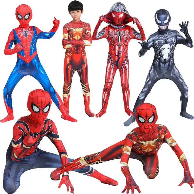 

CyAnime Costume Kid Cosplay Mask Backpack Suit Jumpsuit Superhero Cosplay Bodysuit Jumpsuit Halloween Costume Adult Children