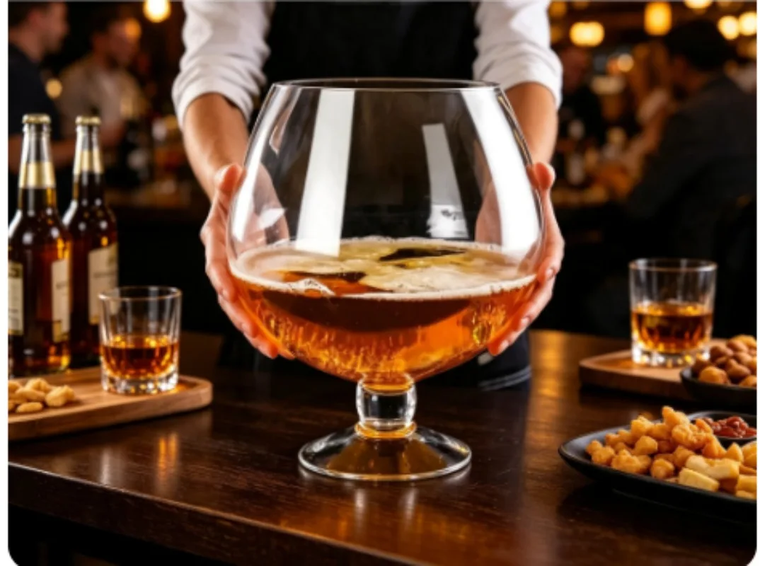 Oversized Giant Beer Mug, Large Capacity Wine Glass, Super Hero Cup, Super Overlord Cup for Whiskey, Red Wine, Tea & Beverages