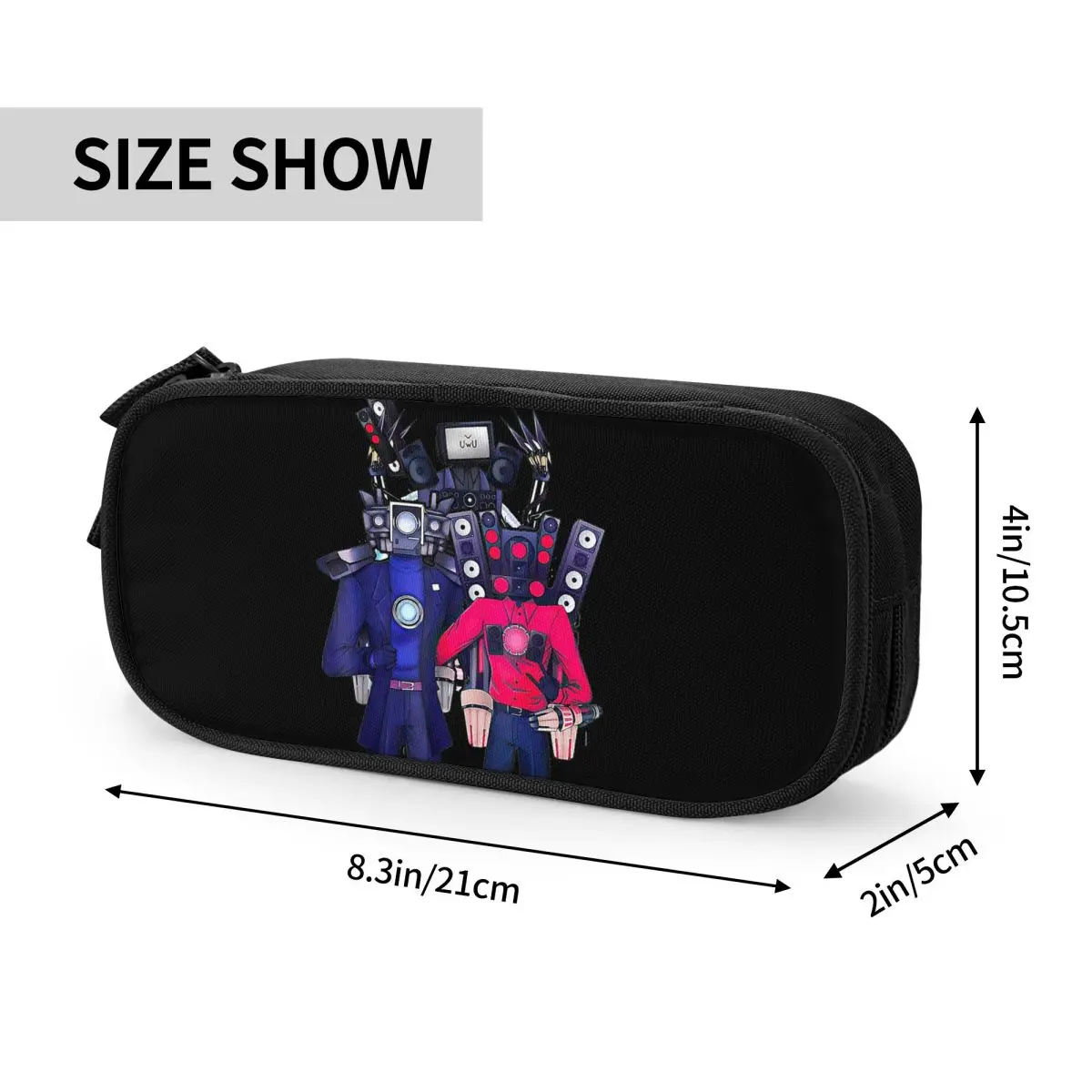 Game Titan Speakerman Skibidi Toilet Camera Titan Pencil Cases for Students School Pen Box Pencil Bag Large Storage Pencil Pouch