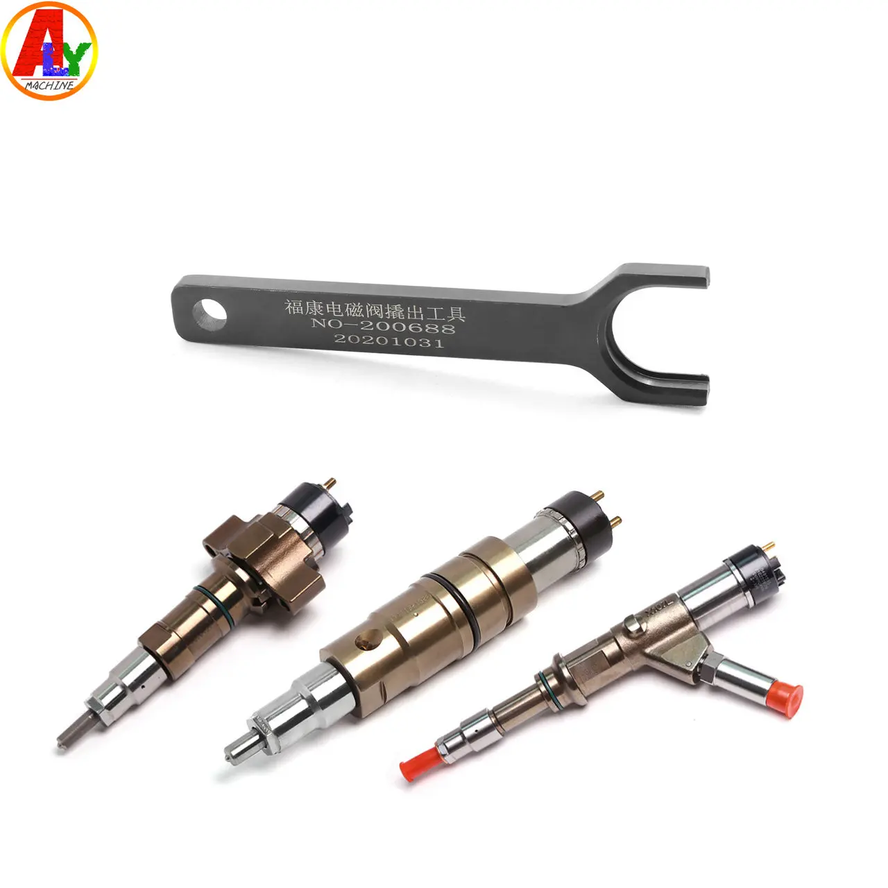 Common Rail Diesel Fuel Injectors Tools Solenoid Value Remove Wrench Tool-2 Jaw for Cummins Scania XPI Series