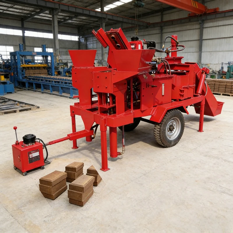 Customizable Heavy Duty Industrial Brick Making Machine Automatic Interlock Block Production Line
