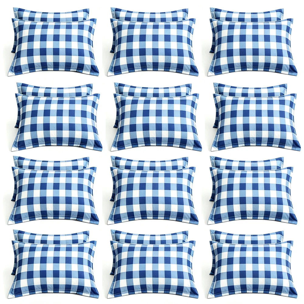 12 pair/24 pieces printed pillowcases set