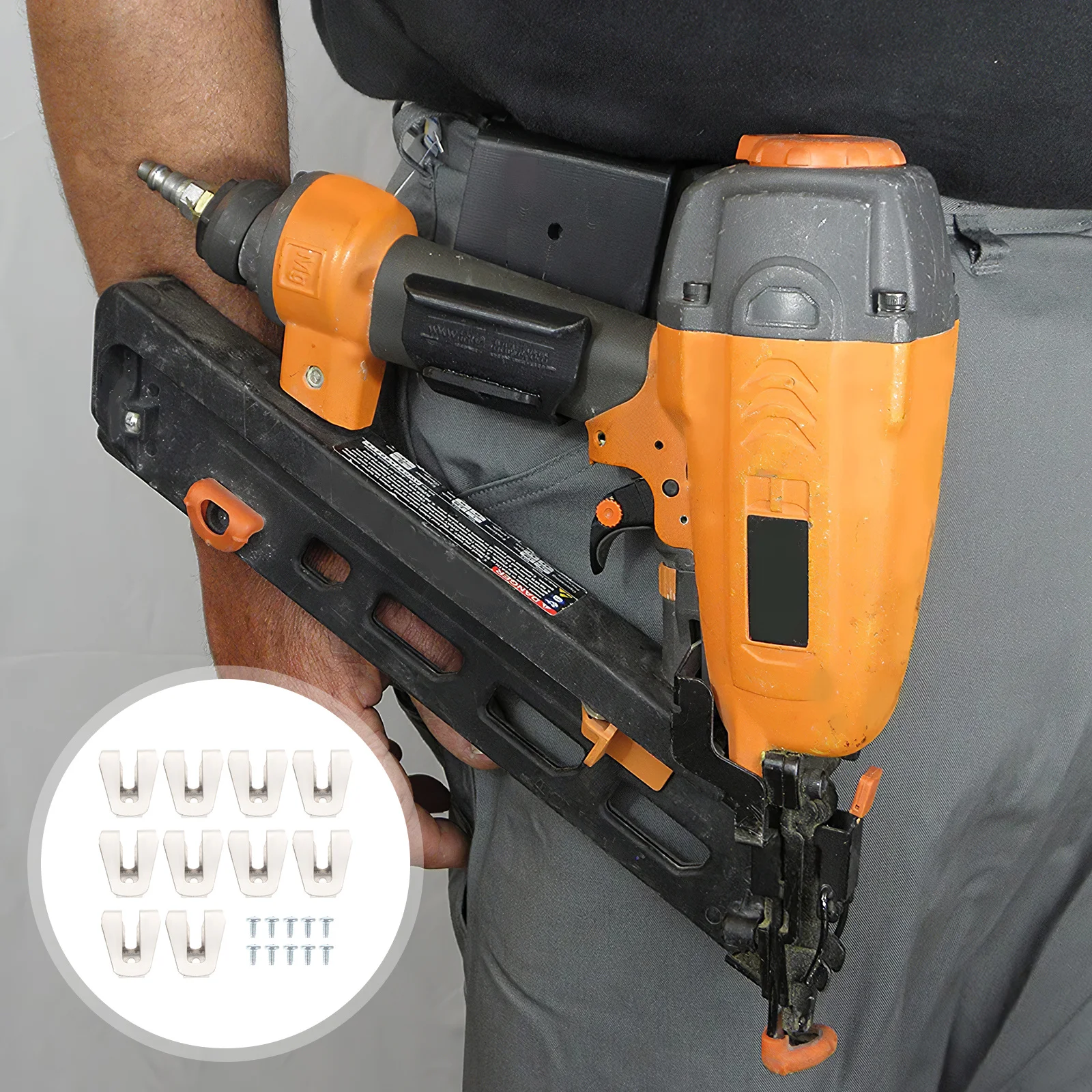 10 шт., зажим для ремня с крючком для ключей, сверхмощный, вместимость 50 кг, компактный, легкий, крючок для электроинструмента для сумки-кошелька