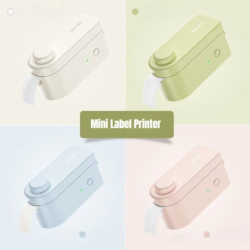 Mini stampante termica per etichette Creatore di adesivi Bluetooth wireless Stampante tascabile portatile senza inchiostro per etichette fotografiche Note Riviste Memo