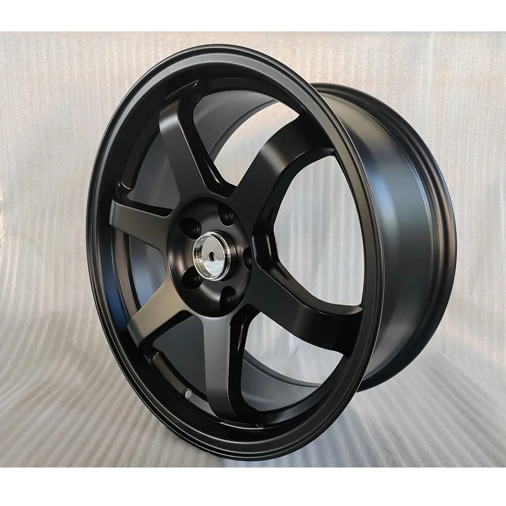 Te37 Wheel Hub 6 Spoke 17 18 19 20 21 22 Inch 5x120 5x112 5x114.3 Automobile Rim Te37 Car Wheels Alloy Rims