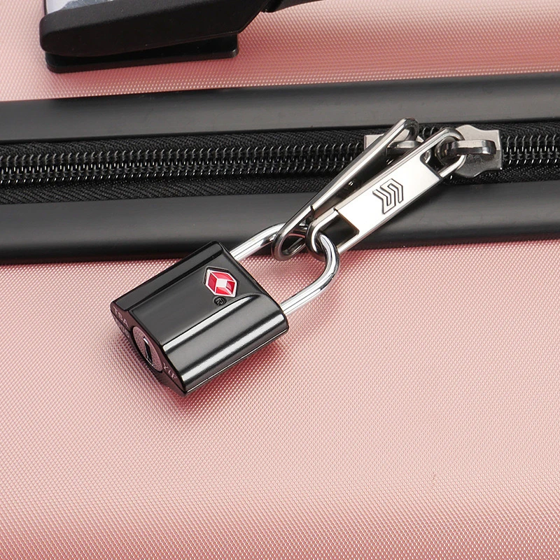 006 الأمتعة قفل بسحاب حقيبة سفر قفل جمركي مع مفتاح قفل صغير صغير TSA006 ملحقات حقيبة الأمتعة الجمركية