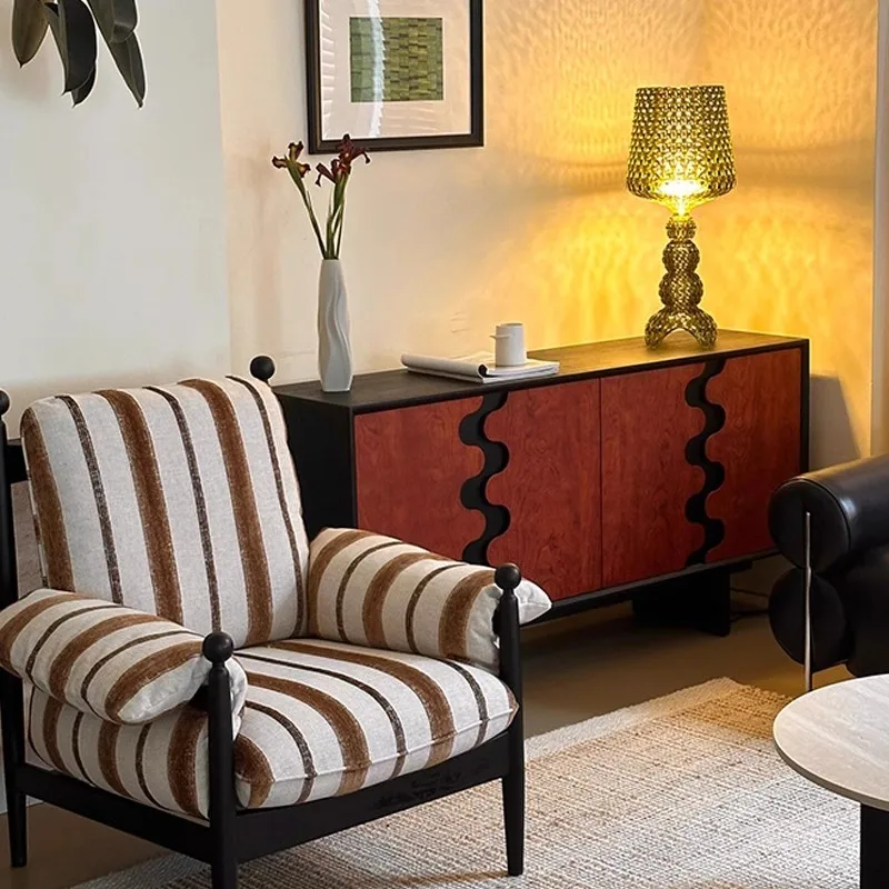 Customizable Solid wood dining side cabinet Living room antique storage locker Bedroom