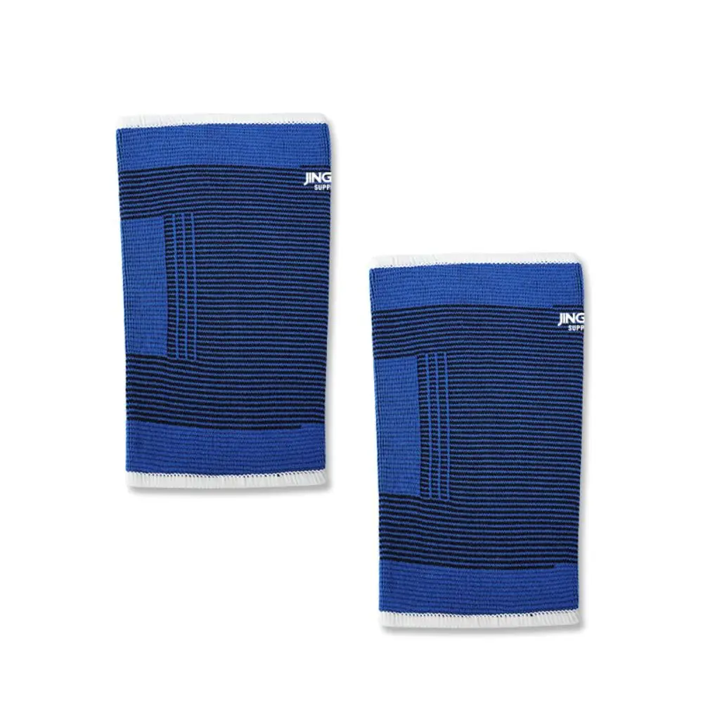 1 par de cotoveleiras de nylon de segurança esportiva, preto, azul, bege, cinza, respirável, manga de braço, elástica, equipamento de proteção esportiva