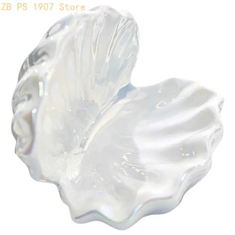 Delicate Ceramic Seashells Jewelry Tray Decorative Ring Holder Organizers For Bathroom Bedroom Dresser Home Decors 55KA