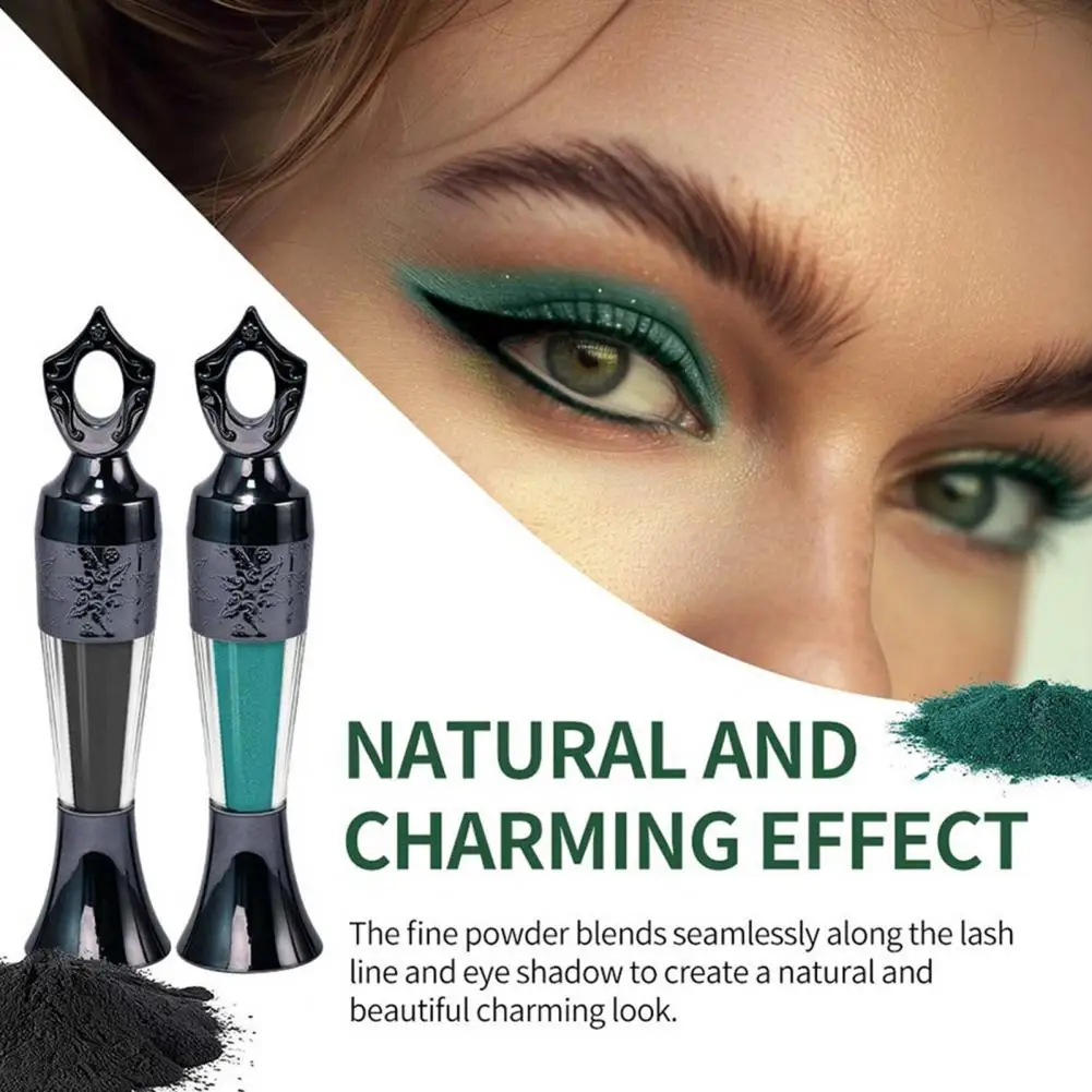 1/2/3/4 قطعة مسحوق كحل طويلة الأمد مقاوم للماء الطبيعية لطخة واقية المحمولة النساء كحل قلم رصاص الفتيات أدوات ماكياج العين