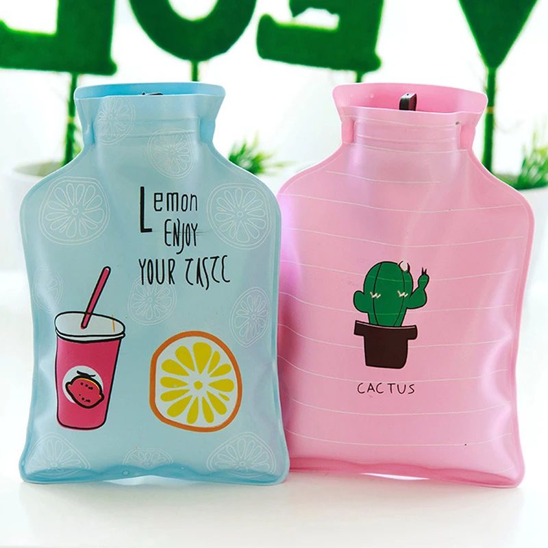 Lovely Cartoon Hand Warm Water Bottle Mini Hot Bottles Portable Warmer Girls Pocket Feet Bags