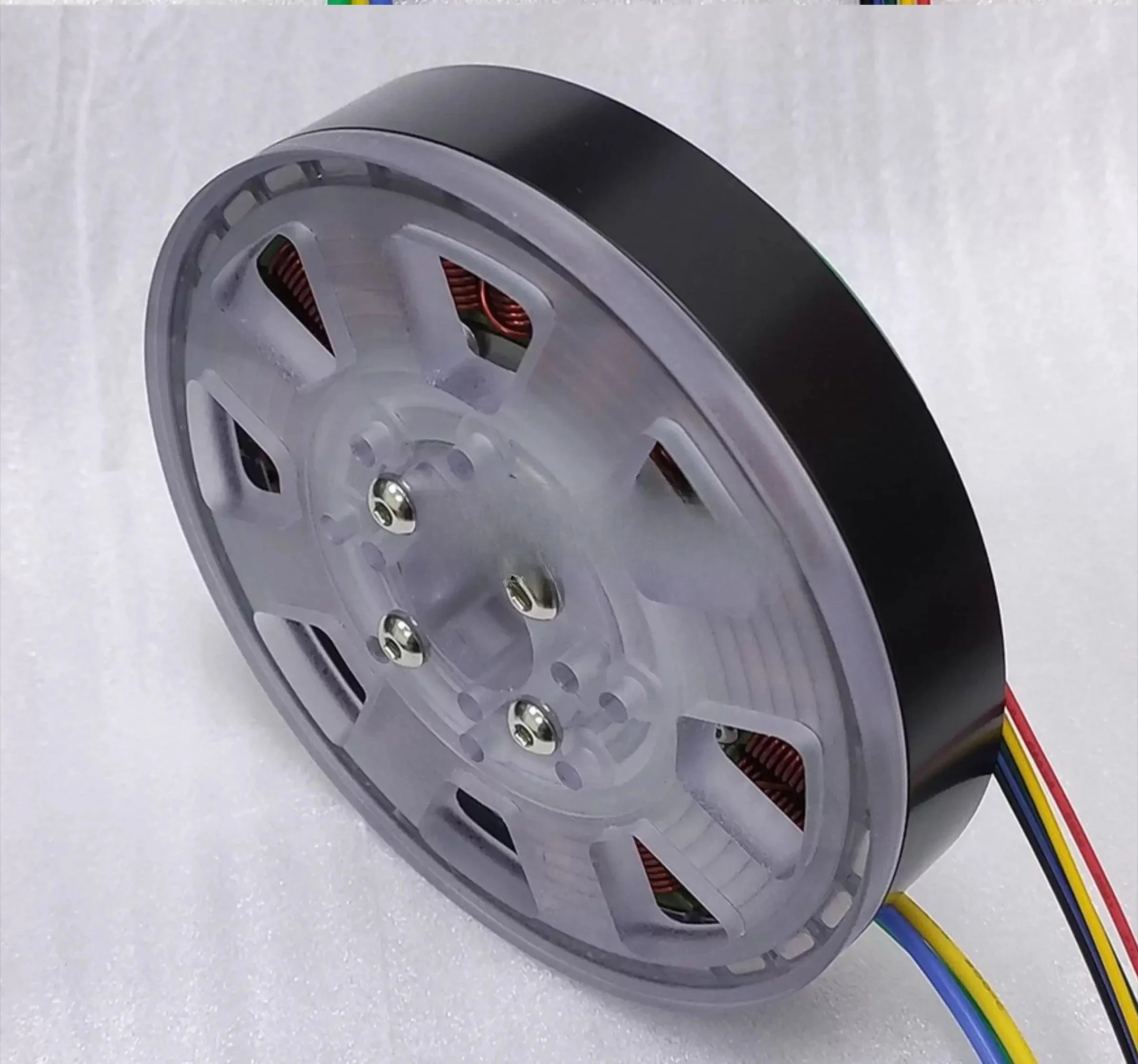 9910 Hollow Shaft Brushless DC Torque Motor 2.0Nm Pancake Flat Design for Robotics