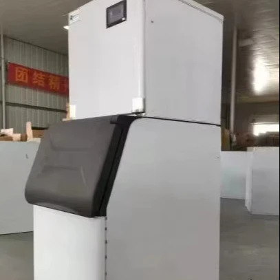 Gold Seller2025 Modern Style Stainless Steel Cube Shape Ice Making Machine Industrial Ice Block Maker Machine Commercial Ice Mak