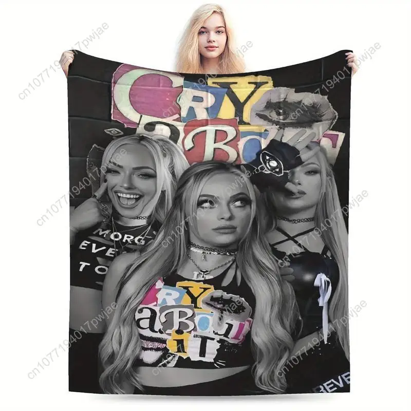 A Super Soft Flannel Blanket Designed with Creative Inspiration from Liv Morgan Perfect for Warm And Cozy Living Custom blankets