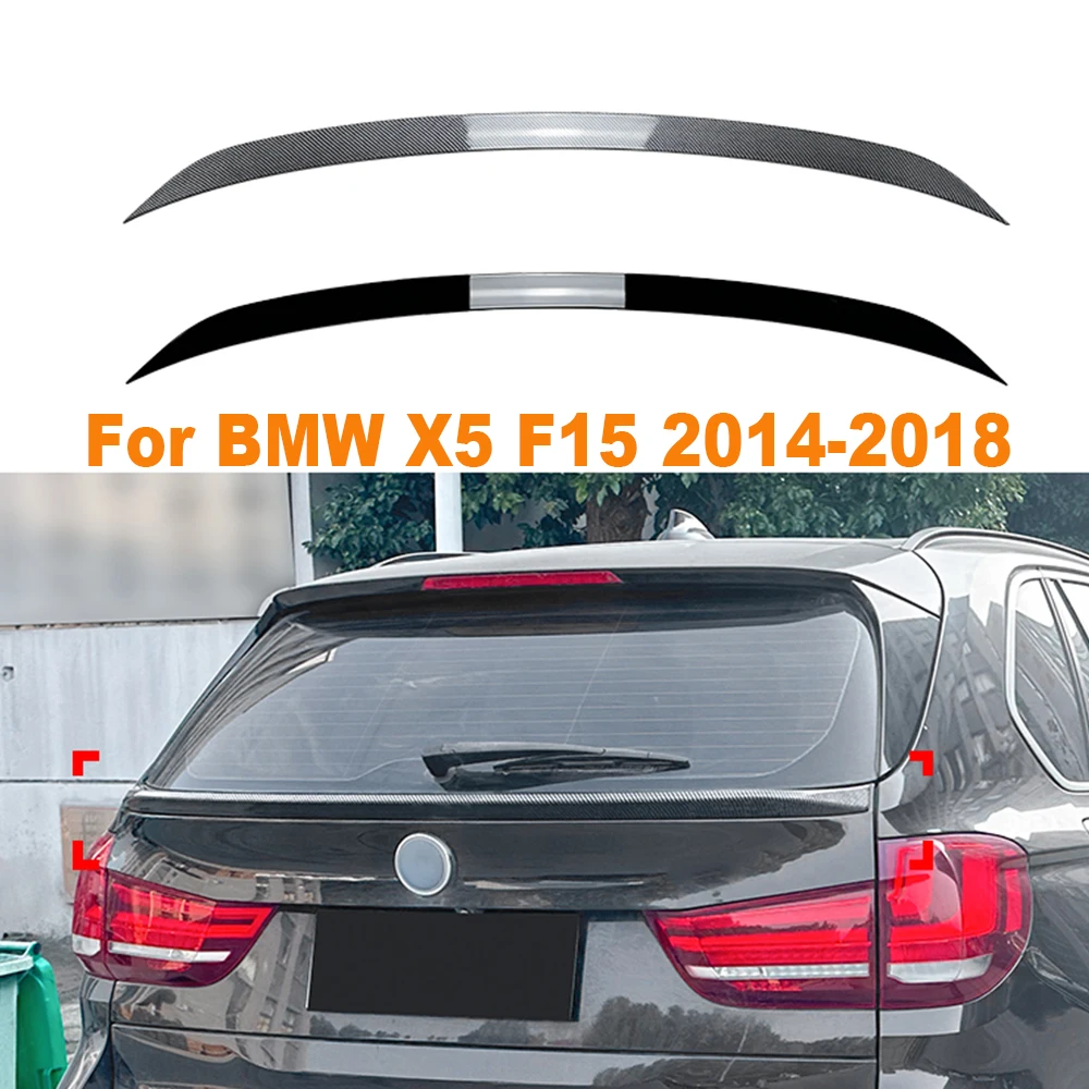 

Car Tail Wings Fixed Wind Spoiler Rear Wing Auto Decoration Accessories For BMW X5 F15 2014-2018