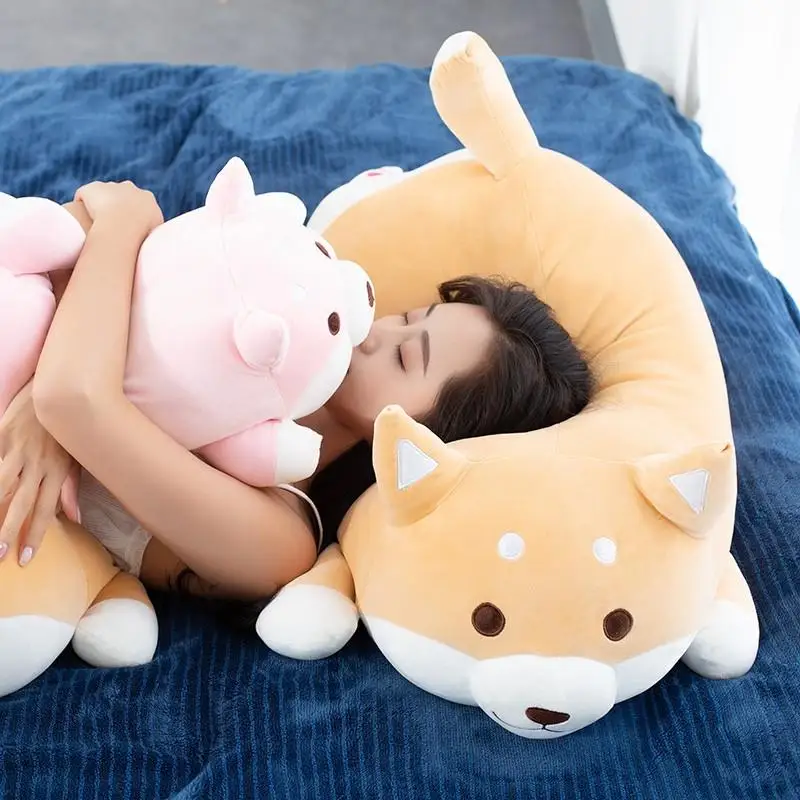 1szt Lovely Fat Shiba Inu & Corgi Dog Plush Toys Stuffed Soft Kawaii Animal Cartoon Pillow Dolls Gift for Kids Baby Children