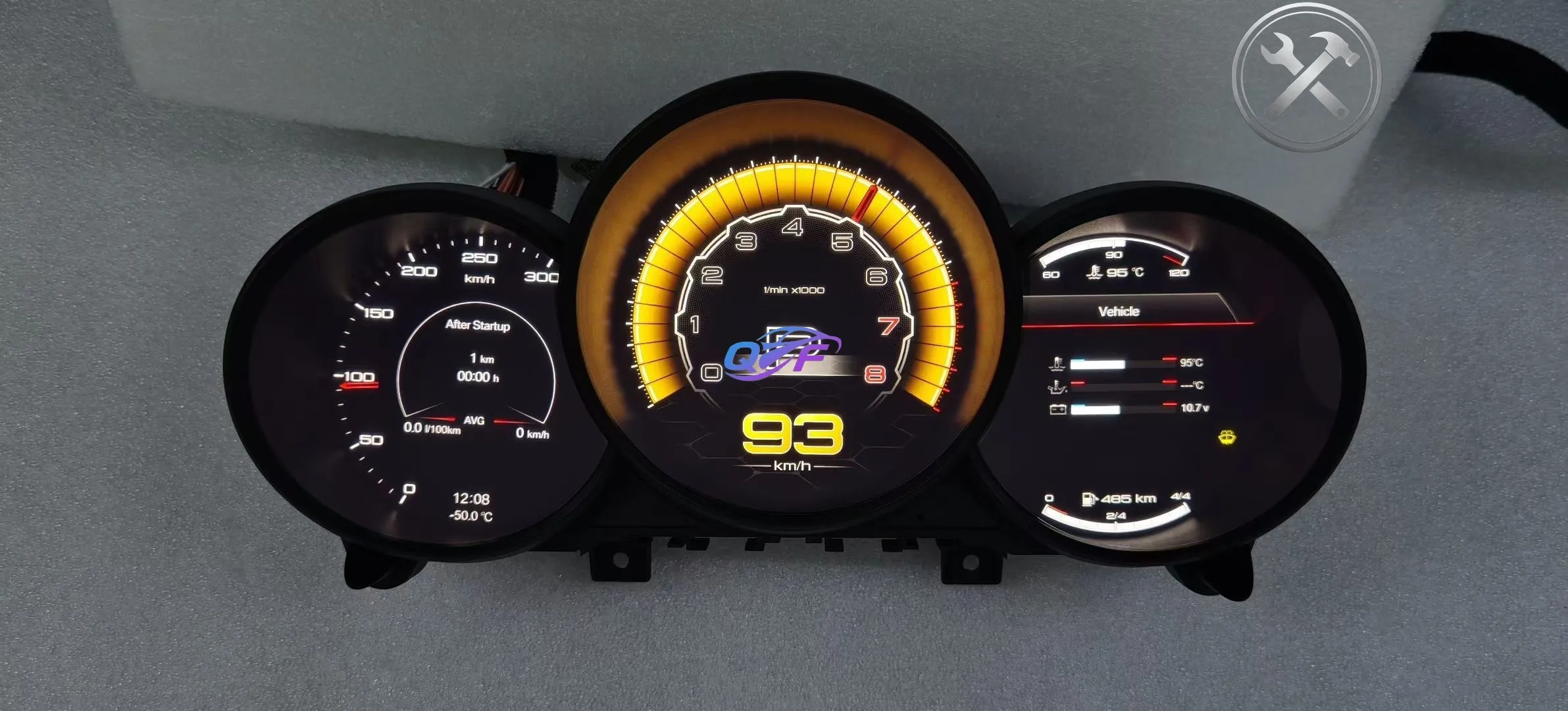 

12.3" LINUX System HD LCD Digital Cluster Instrument Panel Cockpit Dashboard Speedometer Auto Parts for Boxster Cayman 981 718 9