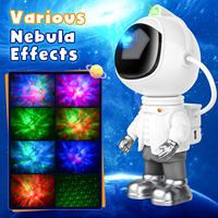 Astronaut Galaxy Projector Light Creativity Starry Sky 8 Nebula Modes Night Mood Bedroon Lamp With Remote Control