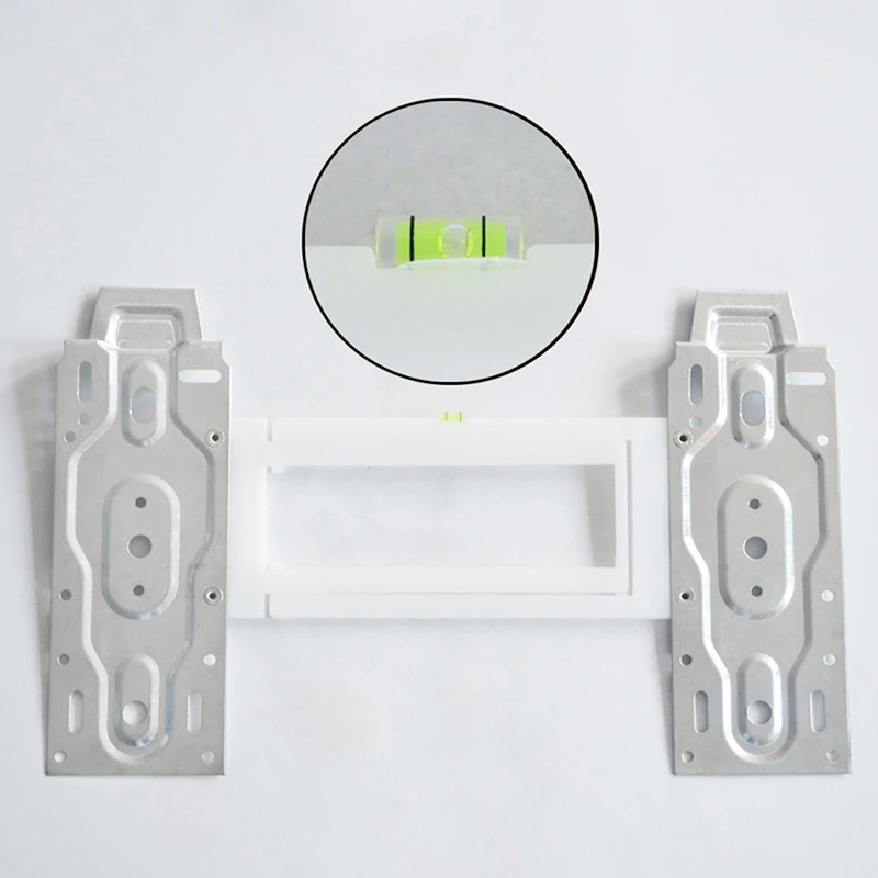 B*1PCS Universal Wall Mount Adjustable Support Bracket for Home Split Air Conditioner Indoor Unit with Level Gauge