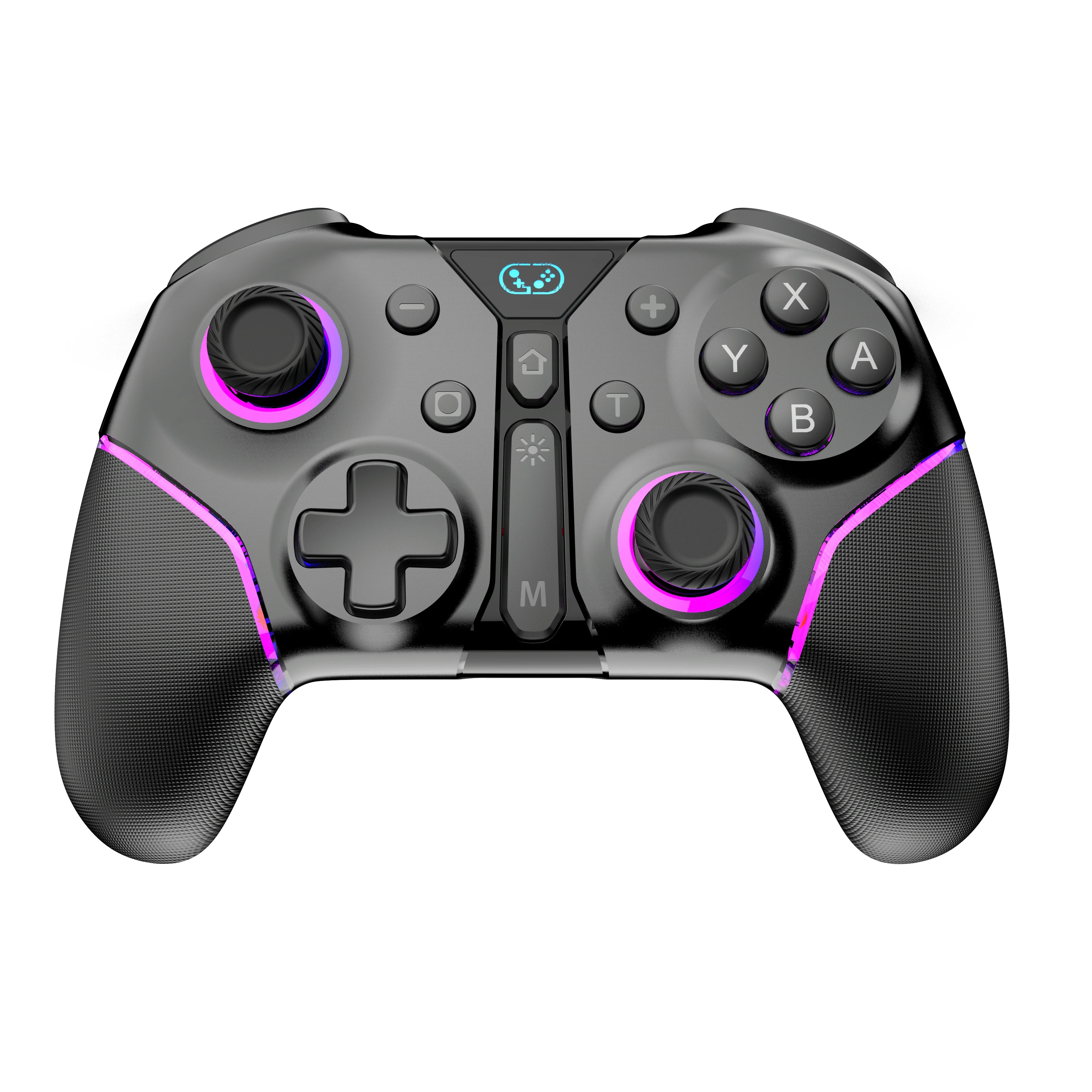 Manette de jeu pour Switch, OLED, Lite, PC, iOS, Android, contrôleur SKT-7048 avec RGB, Bluetooth, Virbration, Turbo