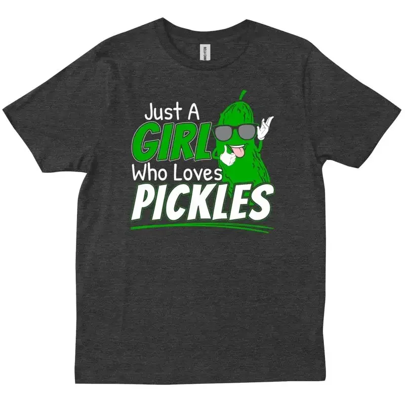 Just A Girl Who Loves Pickles Pickle Fan Funny Cute T shirt