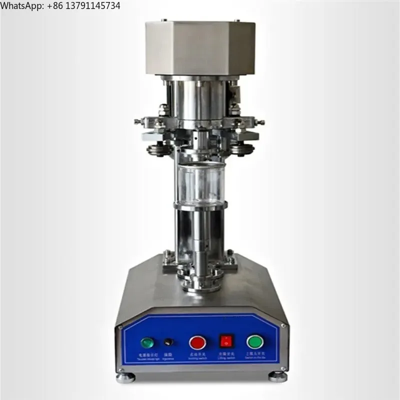 

Tabletop Semi-Automatic Beer and Bottle Packaging Machine for Tin/Aluminum Can Sealing Can Seaming Machine