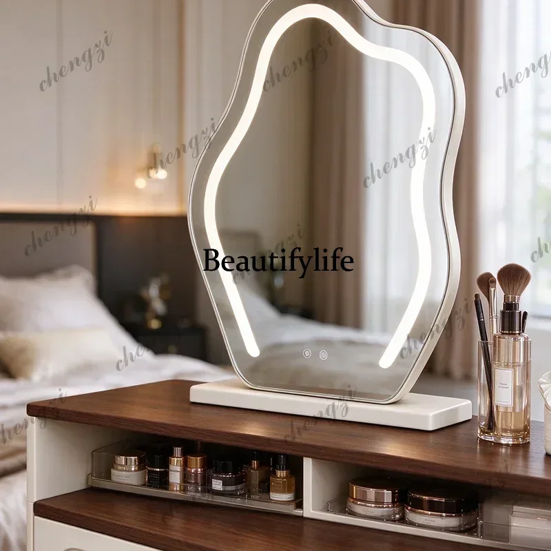 European Classic Vanity Table Luxury Trendy Minimalist Elegant Vanity Table Modern Design Cómodas Dormitorio Furniture Bedroo