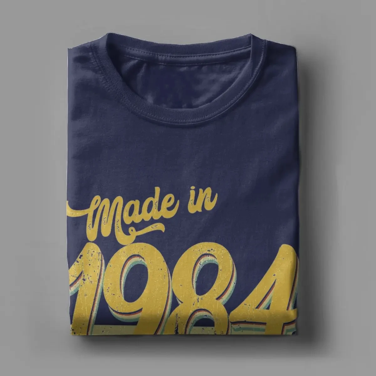 Made In 1984 Limited Edition Birthday Gift T-Shirt for Men Cotton T Shirts 40 Years Old Short Sleeve Tee Shirt Gift Idea Tops