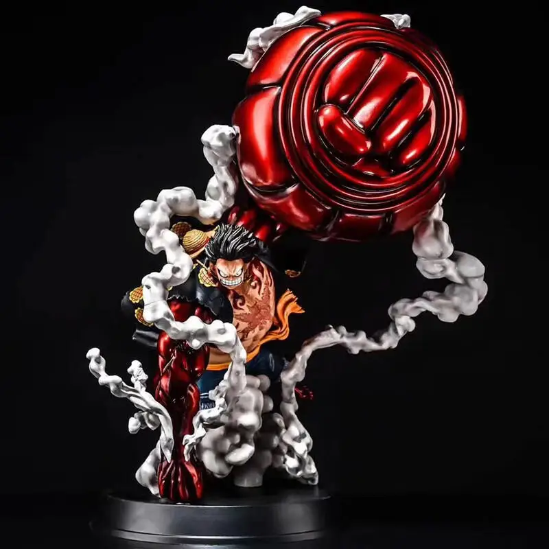 One Piece Monkey D Luffy Gear 4 Snake Man Bounce Man Large Statue Model Big Size Ornament Collectible Anime Figure Gift for Fans view 5