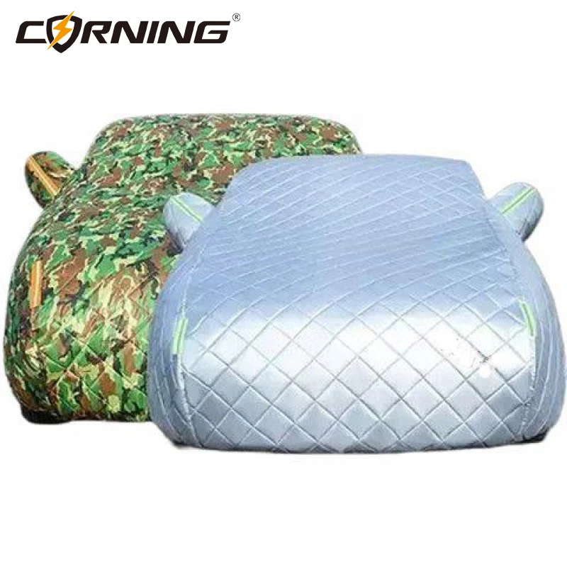 

Outdoor Waterproof Car Tent Snow Cover Portable Garage Thick Cotton Car Protection Shield Full Vehicle Cover Snowproof