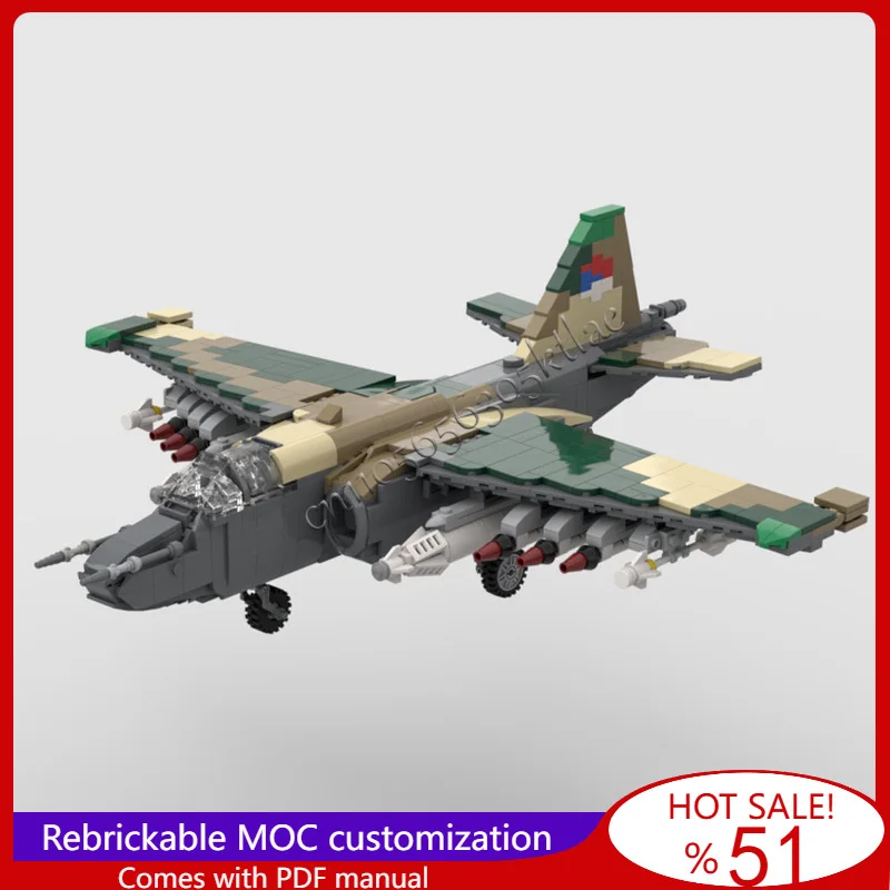 

New 1078 Parts Ground Attack Fighters Model MOC Building Block Brick DIY Creative Assembly Toy For Kids Surprise Christmas Gifts